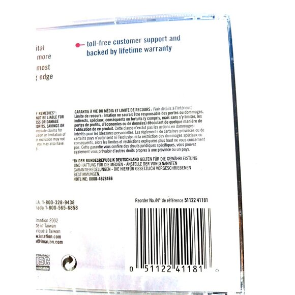 Imation CD-R 1x-48x Compatible 80 min/700 MB Sealed Package - Picture 5 of 5